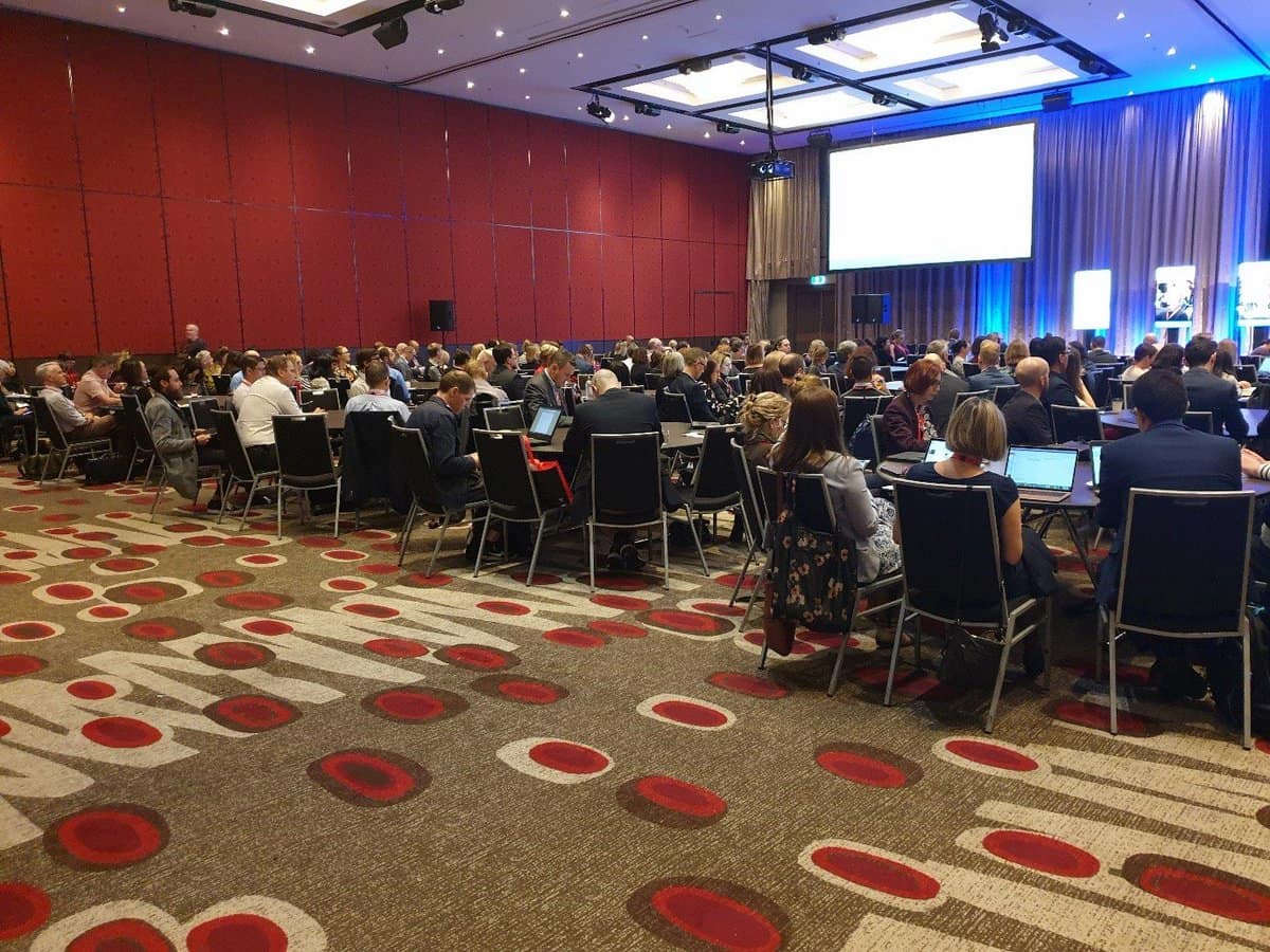 The audience at an English Australia conference