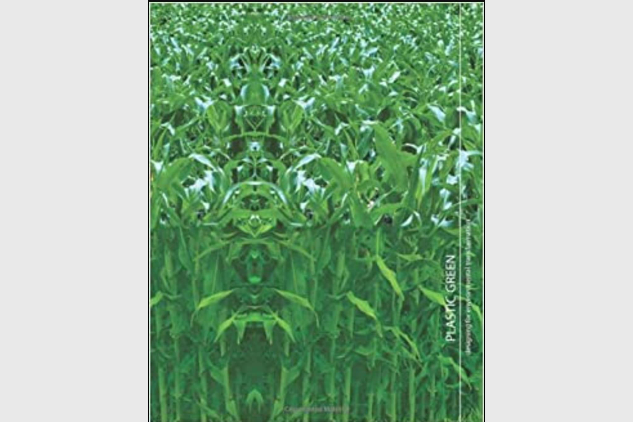 Plastic green book cover